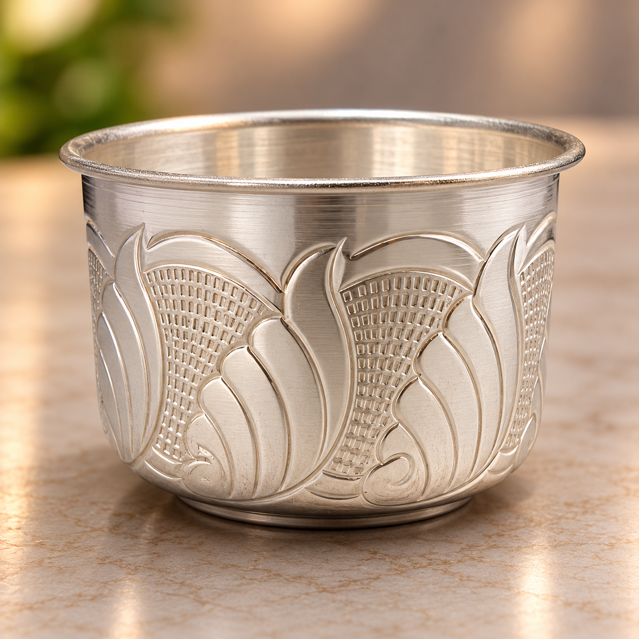 GS Elephant leg kumkum bowl 2.5"