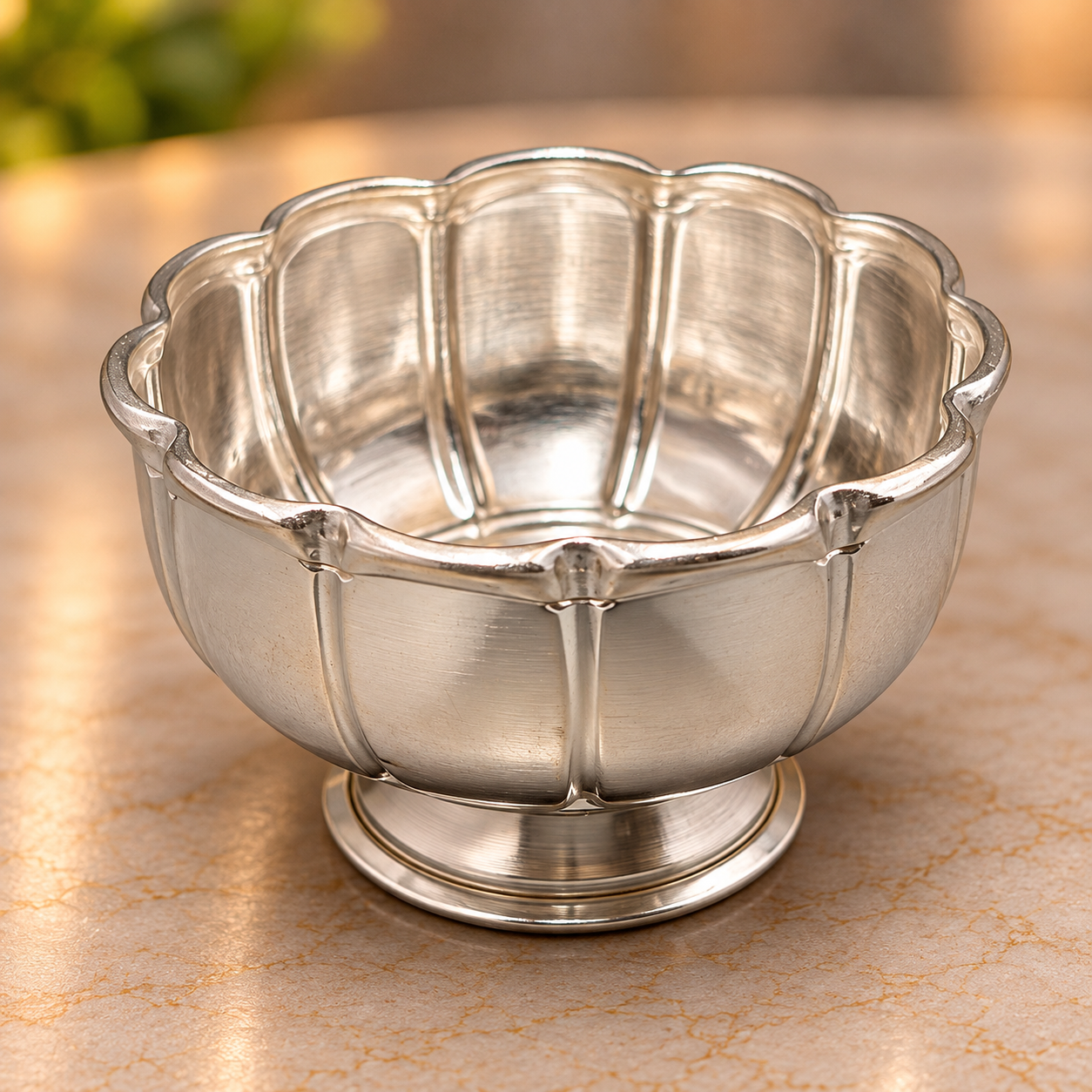 GS Lotus bowl with stand